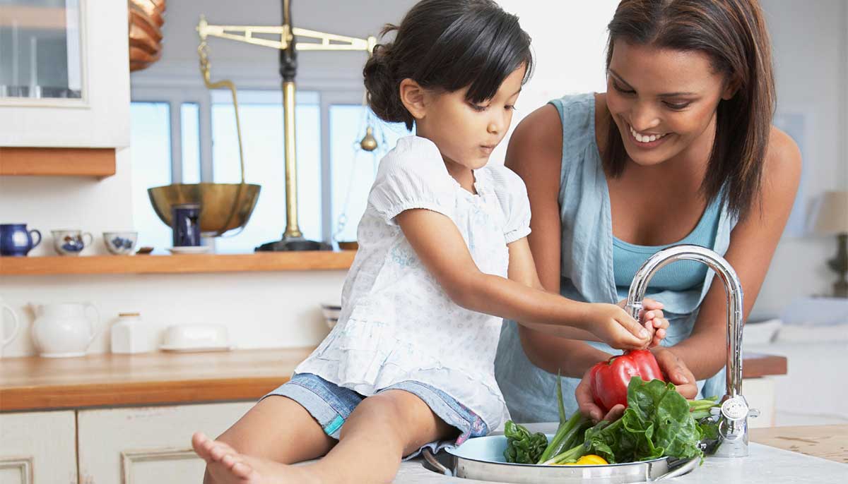 Learn how role modeling can engage children with food.