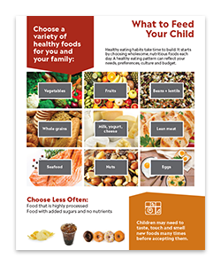 Order the Healthy Eating for Your Family booklet today!