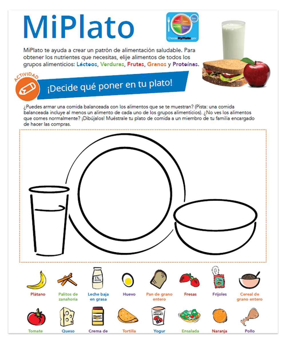 MyPlate Activity Teaches Food Groups and Balanced Meals