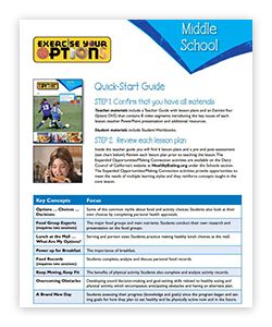 Our quick start guide prepares educators prior to teaching a new lesson. 
